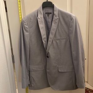 Men’s gray lightweight blazer, new